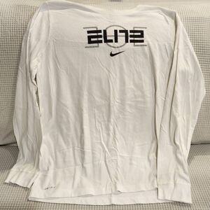 Nike White Dri-FIT Long Sleeve Men's Tee